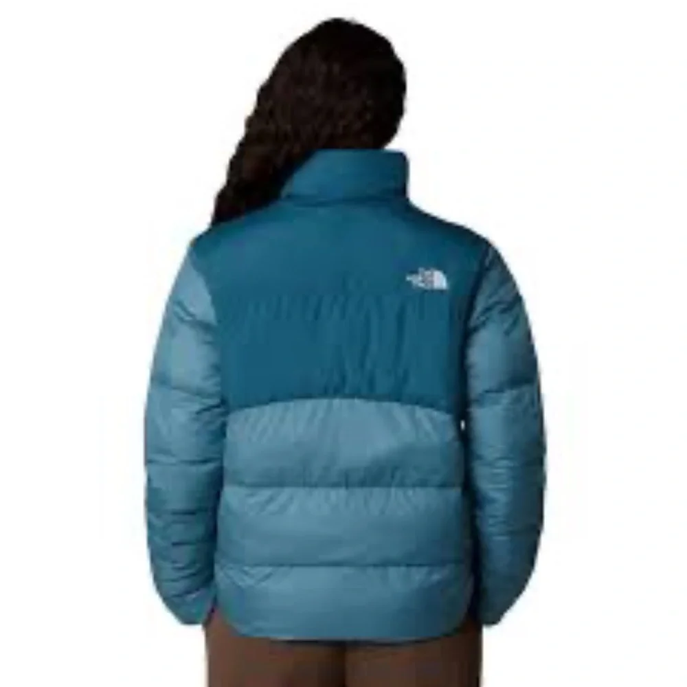 The North Face Insulated Puffer Jacket 550-Down Reversible Teal Girl’s XL 18